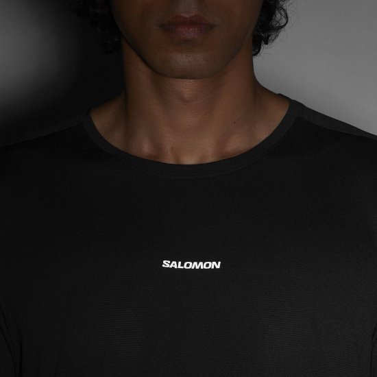SALOMON - Maglia a maniche lunghe Shakeout Core Graphic Shakeout uomo