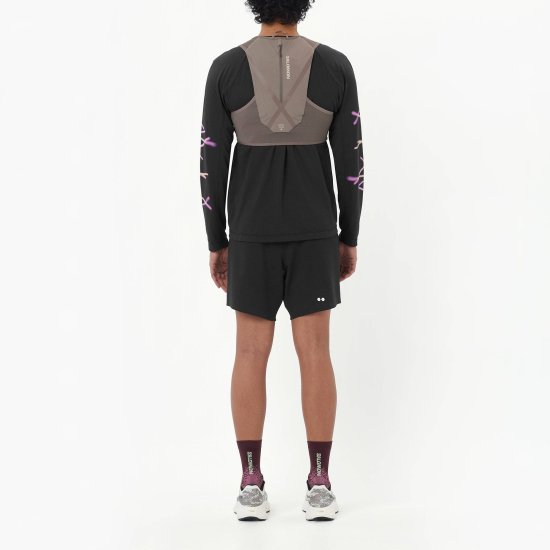 SALOMON - Maglia a maniche lunghe Shakeout Core Graphic Shakeout uomo
