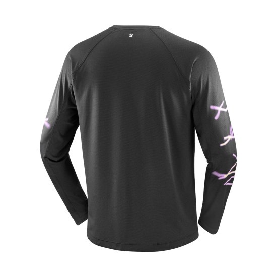 SALOMON - Maglia a maniche lunghe Shakeout Core Graphic Shakeout uomo