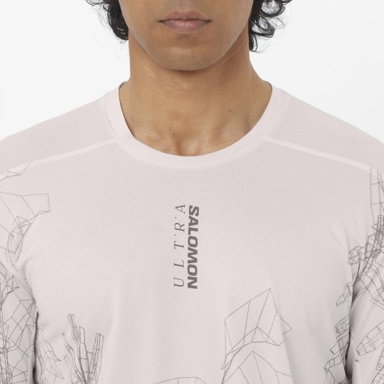 SALOMON - Maglia S/Lab Ultra Print uomo