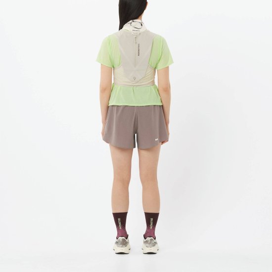 SALOMON - T-shirt Shakeout Air Cropped donna