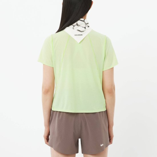 SALOMON - T-shirt Shakeout Air Cropped donna