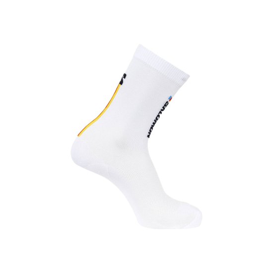 SALOMON - CALZINI PULSE RACE FLAG CREW NERI
