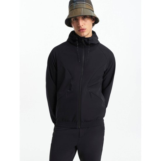AIGLE - Giubbotto con zip Softshell con cappuccio uomo