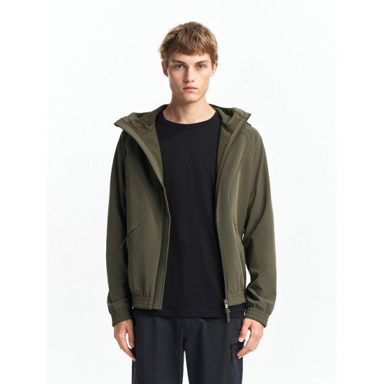 AIGLE - Giubbotto con zip Softshell con cappuccio uomo