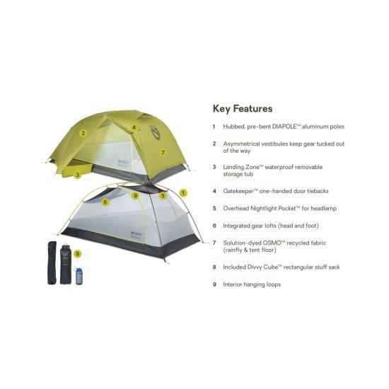 NEMO - TENDA DRAGONFLY OSMO 2 POSTI