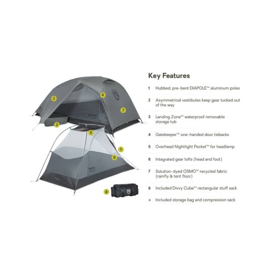NEMO - Tenda Dragonfly OSMO Bikepack 2 posti