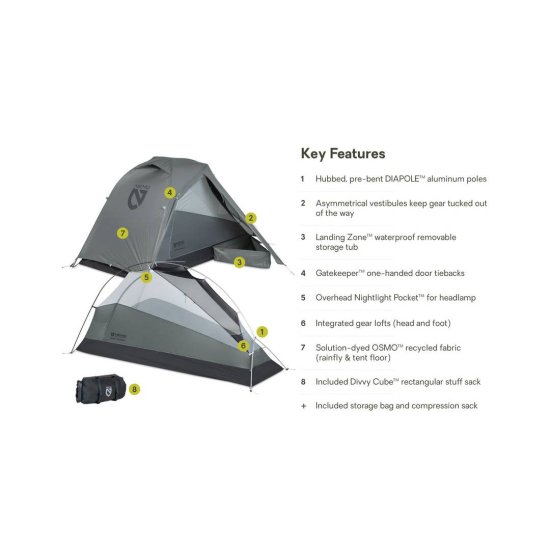 NEMO - Tenda Dragonfly OSMO Bikepack 1 posto