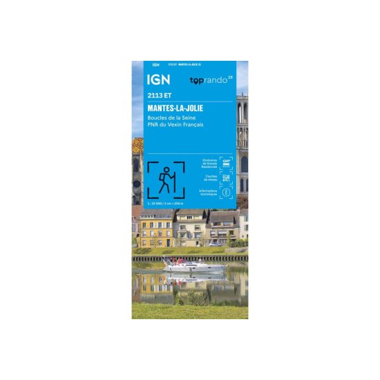 IGN - Mappa 2113 e Mantes-La-Jolie