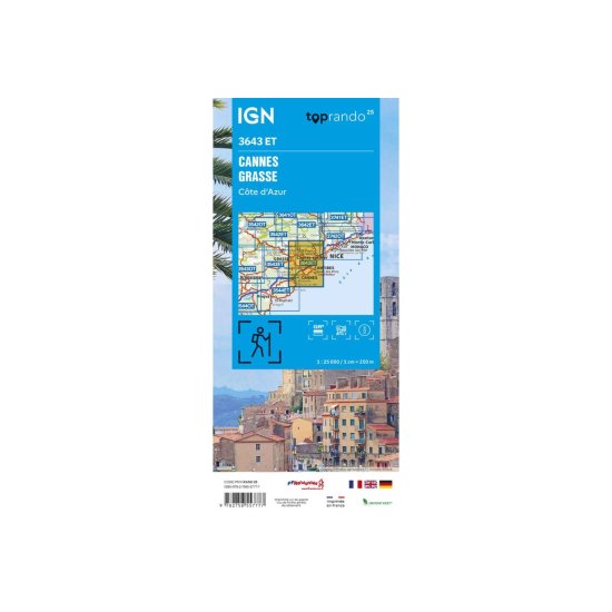 IGN - Mappa IGN Cannes Grasse Costa Azzurra