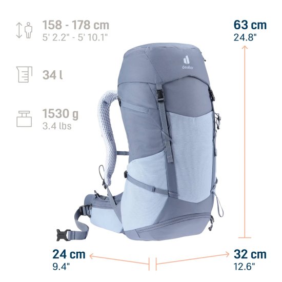 DEUTER - Zaino Futura Pro 34 SL