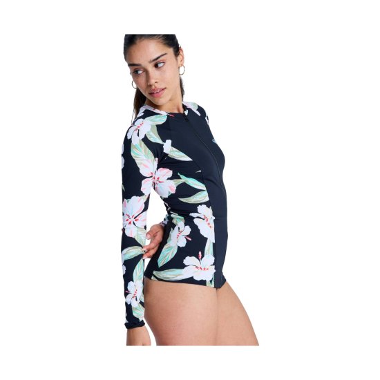 ROXY - Lycra con zip a maniche lunghe