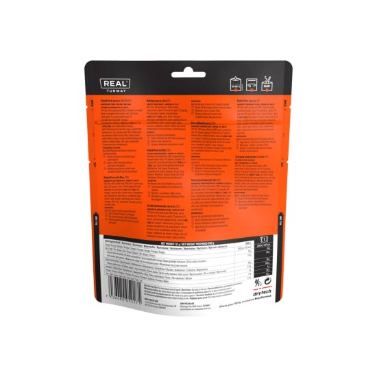 REAL - Pasto liofilizzato maiale sfilacciato con riso