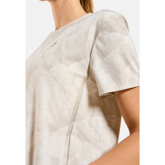 ODLO - T-shirt Zeroweight Chill-Tec Print donna