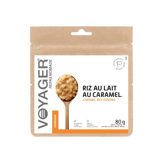 VOYAGER - Dessert liofilizzato - Riso al latte al caramello