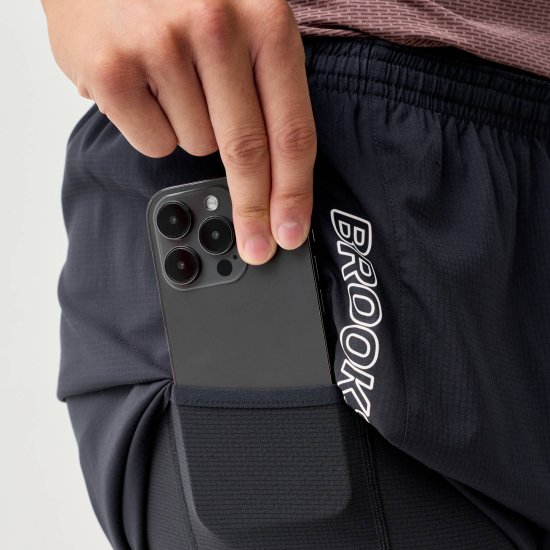 BROOKS - Short 2-in-1 Cascadia uomo