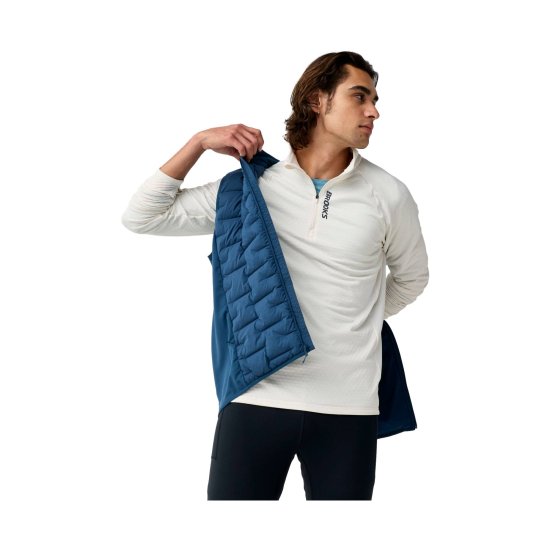 BROOKS - Maglia termica Momentum Thermal 1/2 Zip uomo