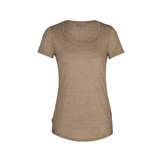ICEBREAKER - T-SHIRT MANICHE CORTE TECH LITE SCOLLO TONDO DONNA