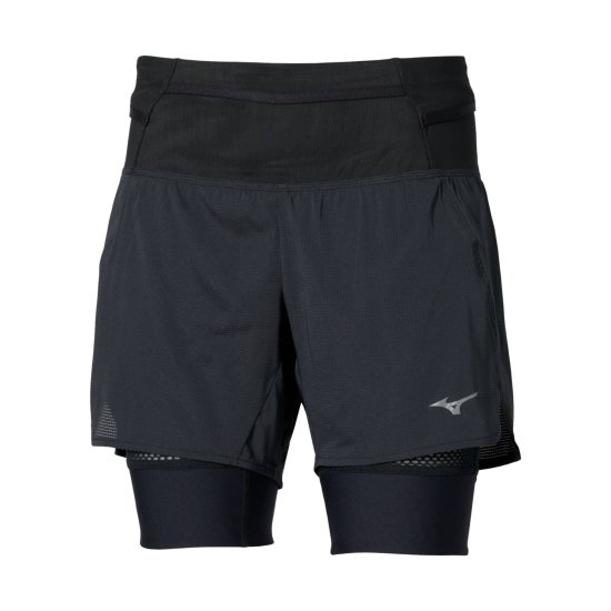 MIZUNO - Short 2-in-1 trail multipocket donna