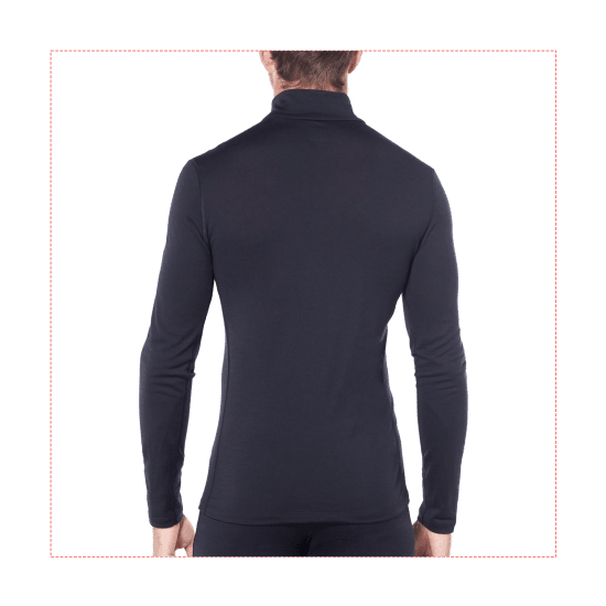 ICEBREAKER - MAGLIA A MANICHE LUNGHE 200 OASIS DEMI ZIP UOMO