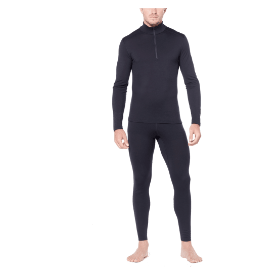 ICEBREAKER - MAGLIA A MANICHE LUNGHE 200 OASIS DEMI ZIP UOMO