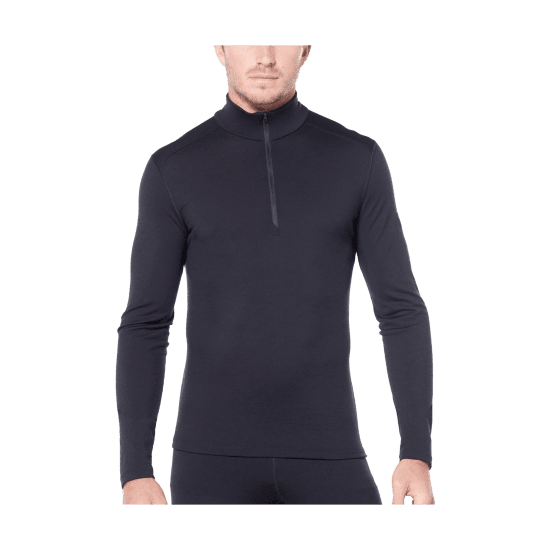 ICEBREAKER - MAGLIA A MANICHE LUNGHE 200 OASIS DEMI ZIP UOMO