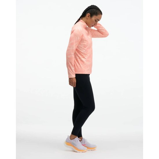 HOKA - Felpa Skyform mezza zip donna