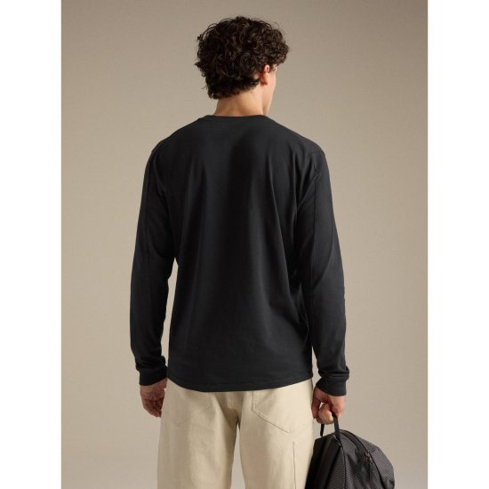 ARCTERYX - T-shirt a maniche lunghe in cotone Kragg uomo