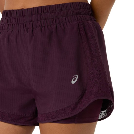 ASICS - Short Nagino Run 2-en-1 donna