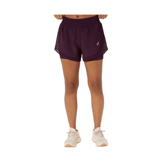 ASICS - Short Nagino Run 2-en-1 donna