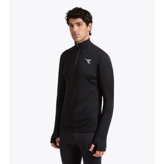 DIADORA - T-shirt maniche lunghe 1/2 Zip Stratouno uomo