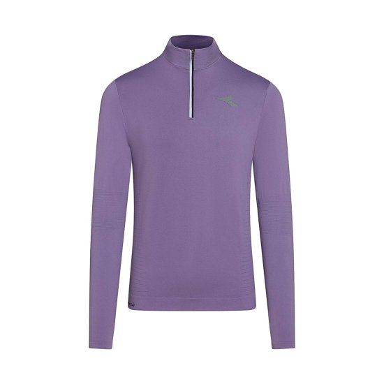 DIADORA - T-shirt maniche lunghe 1/2 Zip Stratouno uomo