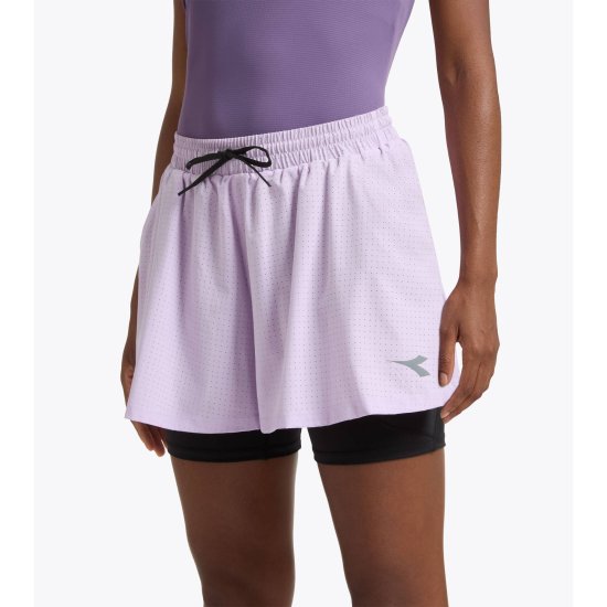 DIADORA - Short running 2-in-1 donna