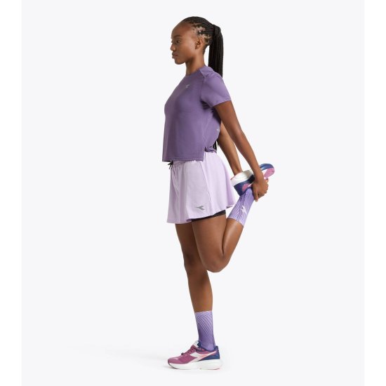 DIADORA - Short running 2-in-1 donna