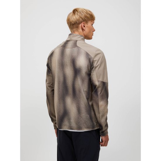 PEAK PERFORMANCE - Pile Freelight Alpha mezza zip All Over Print uomo