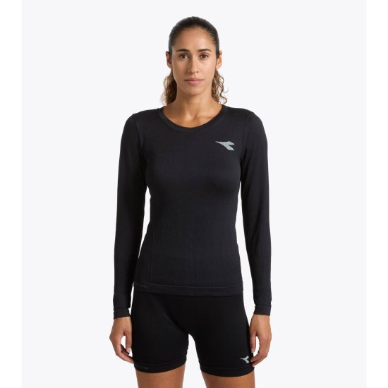 DIADORA - T-shirt a maniche lunghe Stratouno donna
