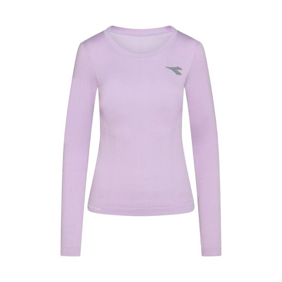 DIADORA - T-shirt a maniche lunghe Stratouno donna