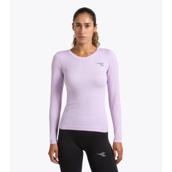 DIADORA - T-shirt a maniche lunghe Stratouno donna
