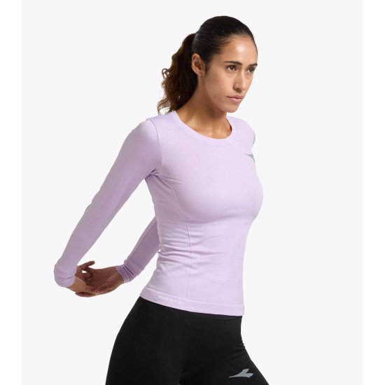 DIADORA - T-shirt a maniche lunghe Stratouno donna