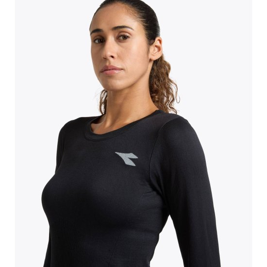 DIADORA - T-shirt a maniche lunghe Stratouno donna