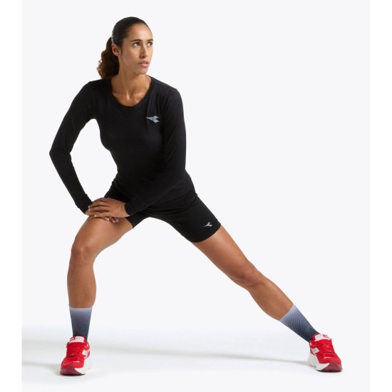 DIADORA - T-shirt a maniche lunghe Stratouno donna