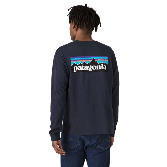 PATAGONIA - T-SHIRT MANICHE LUNGHE P-6 LOGO RESPONSIBILI-TEE UOMO