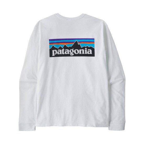 PATAGONIA - T-SHIRT MANICHE LUNGHE P-6 LOGO RESPONSIBILI-TEE UOMO