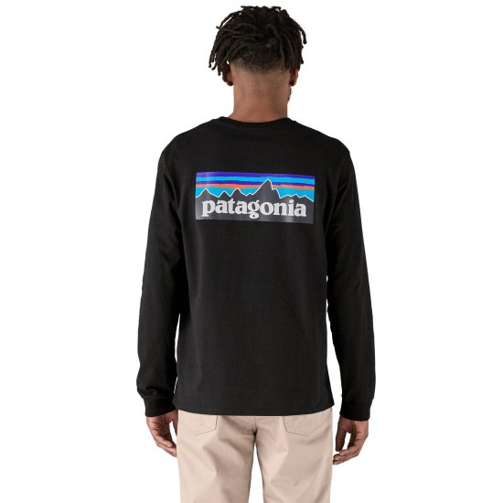 PATAGONIA - T-SHIRT MANICHE LUNGHE P-6 LOGO RESPONSIBILI-TEE UOMO