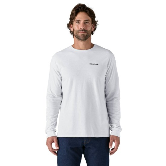PATAGONIA - T-SHIRT MANICHE LUNGHE P-6 LOGO RESPONSIBILI-TEE UOMO