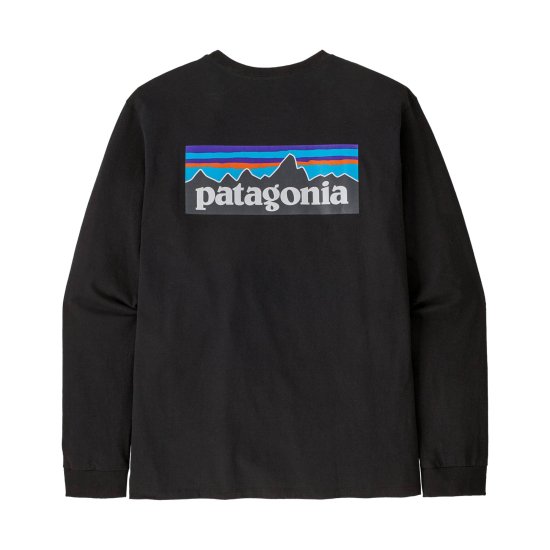 PATAGONIA - T-SHIRT MANICHE LUNGHE P-6 LOGO RESPONSIBILI-TEE UOMO