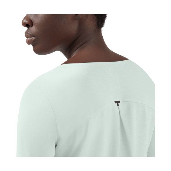 ON - T-SHIRT PERFORMANCE MANICHE LUNGHE DONNA BIANCA