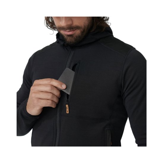 FJALLRAVEN - GIACCA KEB FLEECE HOODIE UOMO