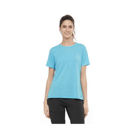 SALOMON - T-SHIRT MANICHE CORTE ESSENTIAL DONNA