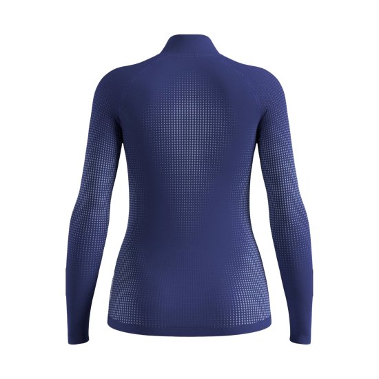 ODLO - SOTTOSTRATO TOP TURTLE COLLO MEZZA ZIP DONNA
